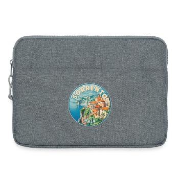 Sorrente, Italie, Paradis Méditerranéen, Art de voyage - Sacoche pour ordinateur portable 15 pouces - gris chiné - Devant