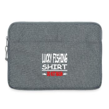 Pêche - Sacoche pour ordinateur portable 15 pouces - gris chiné - Devant