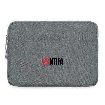 Anarchy Antifa - Antifascists Tee - Laptop bag 15" - heather grey - Front