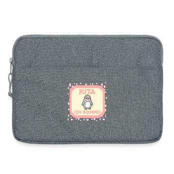 Erster Tag KITA - Laptoptasche 15" - Grau meliert - Vorne