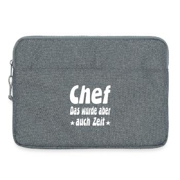 Chef - Laptoptasche 15" - Grau meliert - Vorne