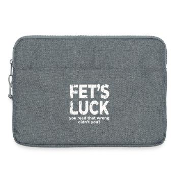 Chance que tu aies lu cette blague drôle et cochonne - Sacoche pour ordinateur portable 15 pouces - gris chiné - Devant