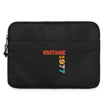 Vintage 1977 - Laptoptasche 15" - Schwarz - Vorne