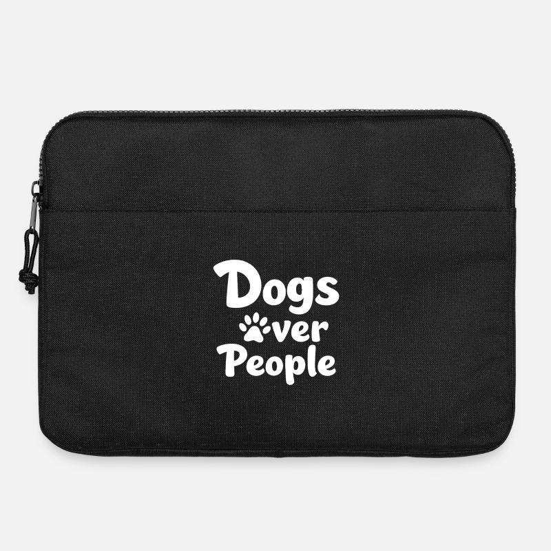 Dogs over People Dog Paw Statement Udsagn - Computertaske 15" - sort