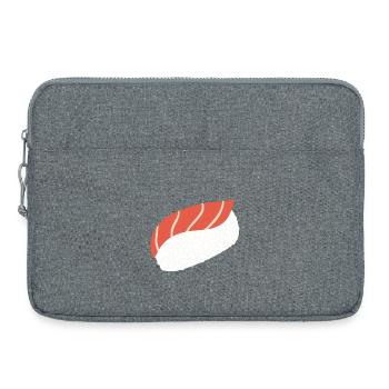 Tuna Nigiri Minimal Sushi Art - Laptop bag 15" - heather grey - Front