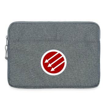 Front de fer / Front de l’Eiserne / Järnfronten - Sacoche pour ordinateur portable 15 pouces - gris chiné - Devant