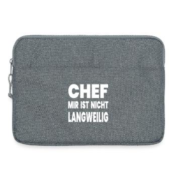 Chef - Laptoptasche 15" - Grau meliert - Vorne