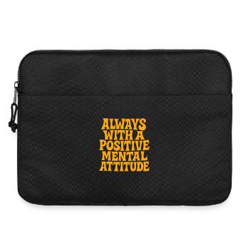 actitud_mental_postiva - Laptoptasche 15" - Schwarz - Vorne