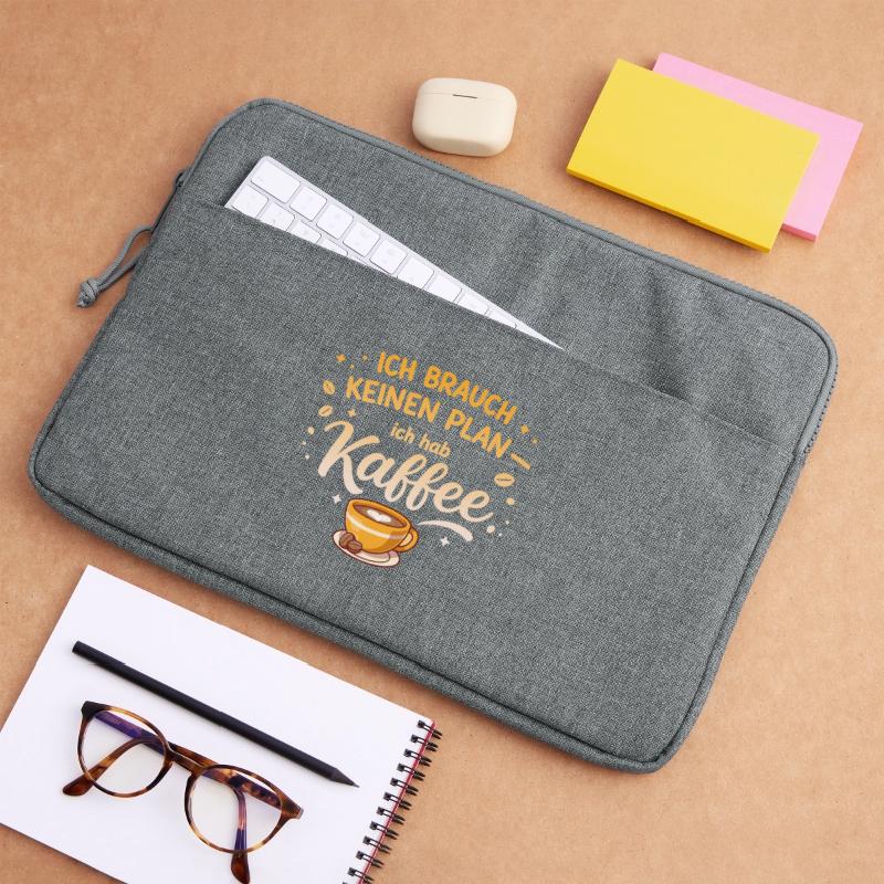 I don't need a plan, I need coffee Laptop bag 15"