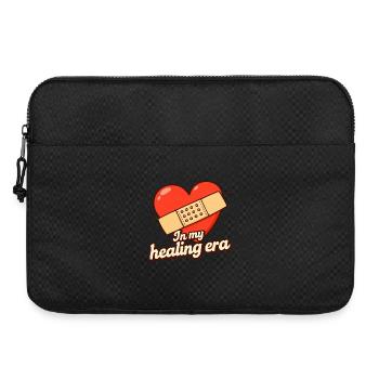 In My Healing Era – Positiver Herz Spruch - Laptoptasche 15" - Schwarz - Vorne