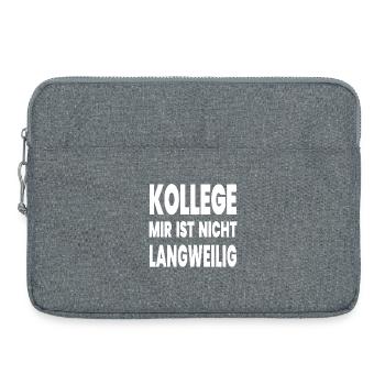 Kollege - Laptoptasche 15" - Grau meliert - Vorne