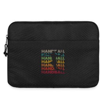 Joueur de handball - Sacoche pour ordinateur portable 15 pouces - noir - Devant