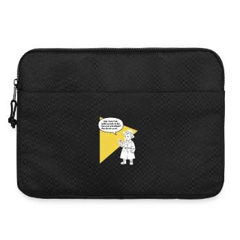Hallo Tante - Abholen? Dein Bruder nervt lustig - Laptoptasche 15" - Schwarz - Vorne