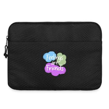 Déclaration sur la santé mentale des amis - Sacoche pour ordinateur portable 15 pouces - noir - Devant