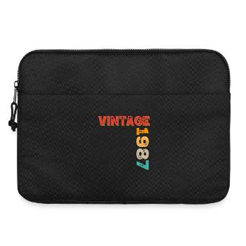 Vintage 1987 - Laptop bag 15" - black - Front