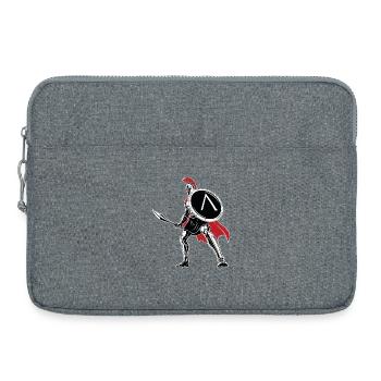 Spartan Sword Shield Maskottchen Spartan Legend - Laptoptasche 15" - Grau meliert - Vorne