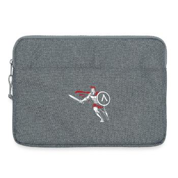 Spartan Attack Sword Shield Spartan-Maskottchen - Laptoptasche 15" - Grau meliert - Vorne