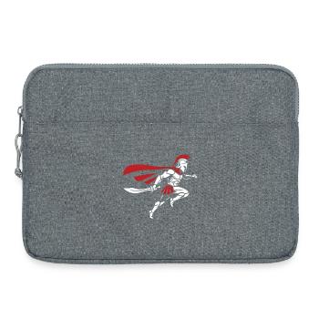 Spartan Sprint Sword Mascot Spartan Runner - Laptop bag 15" - heather grey - Front
