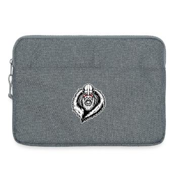 Viking Warcry Berserker Fury Norse Mascot - Laptop bag 15" - heather grey - Front