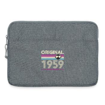 Original 1959 Limited Edition Retro - Laptoptasche 15" - Grau meliert - Vorne