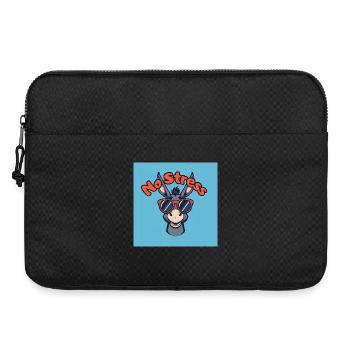 No Stress Donkey and Red Glasses - Laptop bag 15" - black - Front