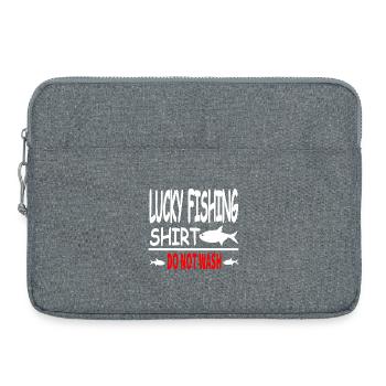 Angling - Laptop bag 15" - heather grey - Front