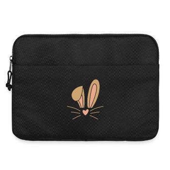 Osterhase Ostern - Laptoptasche 15" - Schwarz - Vorne