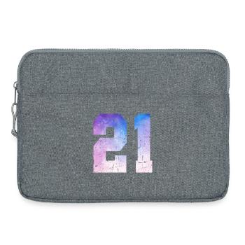 Issue 21 – 21st Anniversary Gift - Laptop bag 15" - heather grey - Front