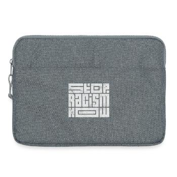 Stop Racism Now - Laptop bag 15" - heather grey - Front