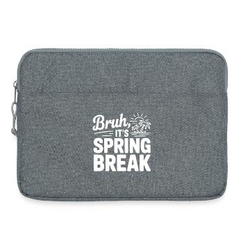 Bruder, es ist Frühlingsferien - Laptoptasche 15" - Grau meliert - Vorne
