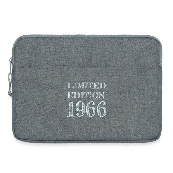 1966 60e année de naissance - Sacoche pour ordinateur portable 15 pouces - gris chiné - Devant