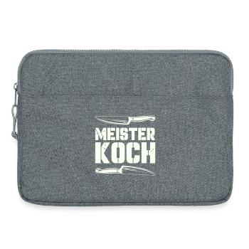 meister_koch- - Laptoptasche 15" - Grau meliert - Vorne