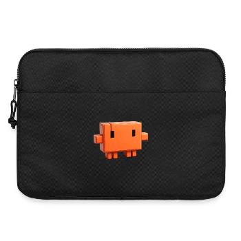 Claude Code Pixel 3D Mascot Cute Dev Sticker - Sacoche pour ordinateur portable 15 pouces - noir - Devant