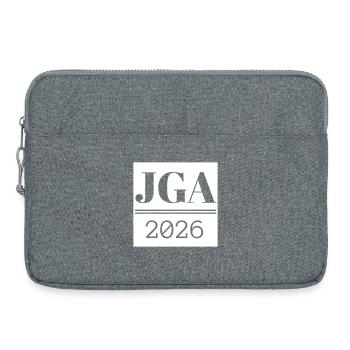 Bachelor Party Shirt - Laptop bag 15" - heather grey - Front