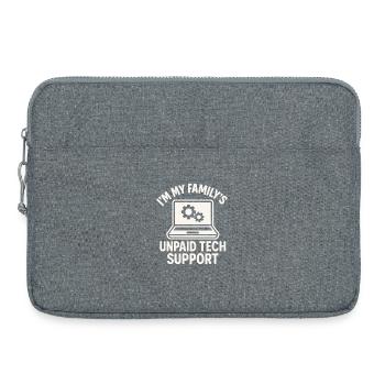 Unpaid Tech Support Familienwitz - Laptoptasche 15" - Grau meliert - Vorne