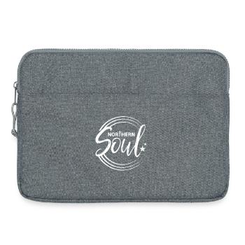 Northern Soul Badge Design - Laptoptasche 15" - Grau meliert - Vorne