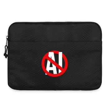 Anti-KI Anti-Maschinelles Lernen sagt Nein zu KI Stoppt KI - Laptoptasche 15" - Schwarz - Vorne