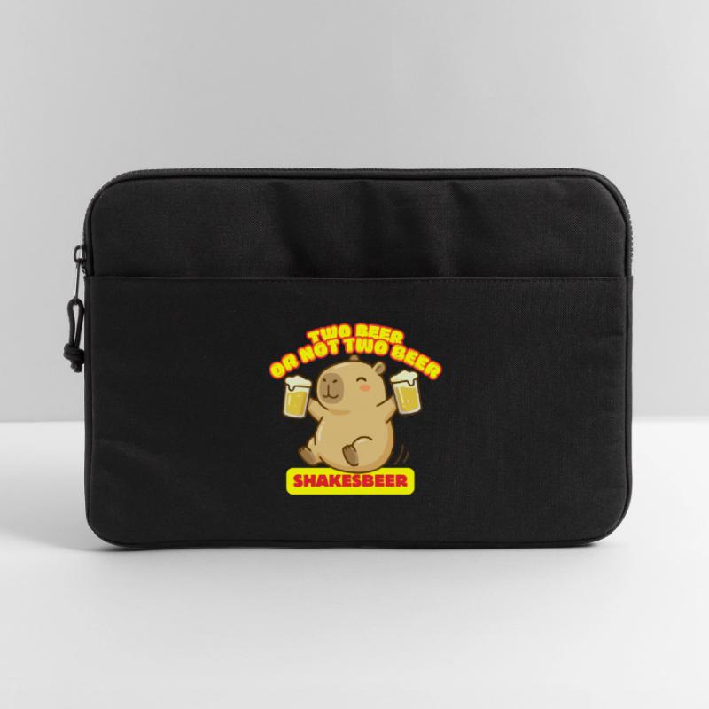 Zwei Bier oder nicht zwei Bier – Shakesbeer – Capybara Laptoptasche 15"