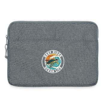Surf Reef Rider Ocean Life Turtle - Laptop bag 15" - heather grey - Front