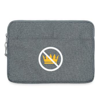 No Kings! (Protest Sign / NEG 2C) - Laptop bag 15" - heather grey - Front