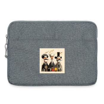Zukunft erfinden - Laptoptasche 15" - Grau meliert - Vorne