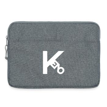 Keno white - Laptop bag 15" - heather grey - Front