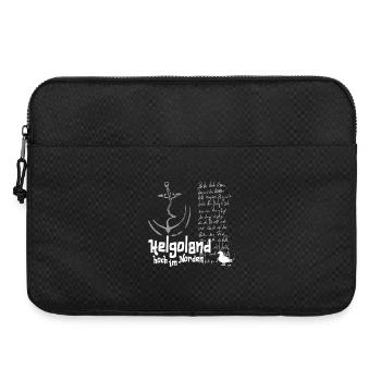 Helgoland Nordsee Nautik Illustration - Laptoptasche 15" - Schwarz - Vorne