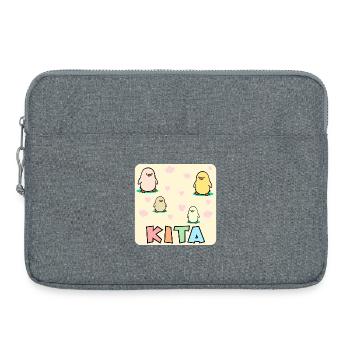 KITA KLEINKINDER KÜKEN - Laptoptasche 15" - Grau meliert - Vorne