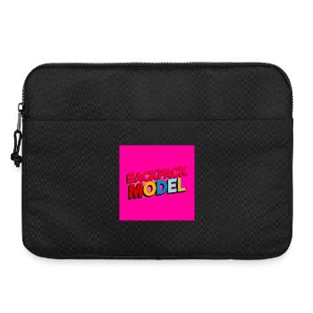Rucksackmodell Neon-Text - Laptoptasche 15" - Schwarz - Vorne