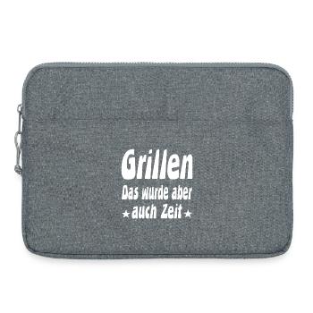 Grillen - Laptoptasche 15" - Grau meliert - Vorne