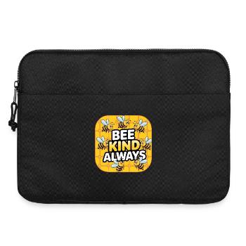 Bee Kind Always - Laptop bag 15" - black - Front