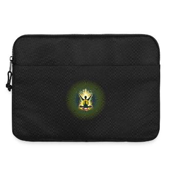 Meditation Breath Power Nature Lung Mandala - Laptop bag 15" - black - Front