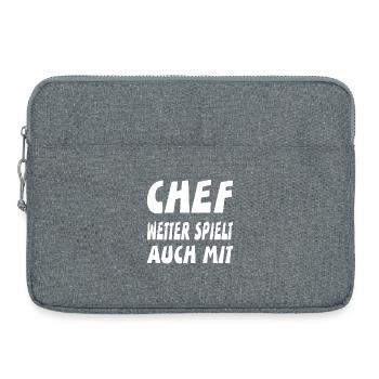 Chef - Laptoptasche 15" - Grau meliert - Vorne