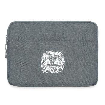 Schwäbisch Gmünd Motiv 5 - Streetstyle - Laptoptasche 15" - Grau meliert - Vorne